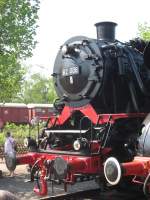 BR 82 008 am 28.04.2007 in Bochum-Dahlhausen anlsslich des 30jhrigen Jubilums des Museums, Treffen der Neubau-Dampflokomotiven