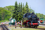 861333 wartet beim Bahnhofsfest in Putbus auf ihren Einsatz.