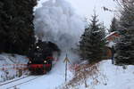 DPE 52274 mit 86 1333 und einem Sonderzug von Falkenstein nach Falkenstein über Gunzen - Adorf - Oelsnitz - Plauen.