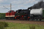 Nachschuss auf die 86 1333-3 und 114 703-2 bei der Überführungsfahrt nach Hamburg.