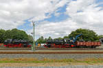 Lok 86 1744 und Lok 86 1333 abgestellt in Putbus.