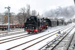 86 1333 unternahm am 03.12.2023 von Basdorf nach Berlin Lichtenberg eine Adventfahrt.