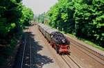 Veranstaltungsfahrten mit Dampflok 86 457 zwischen Nürnberg und Amberg.
Datum: 25.05.1985