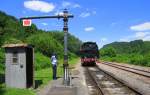 WTB 86 333 kurz vor dem Wasser fassen im Bf Weizen; 23.06.2010