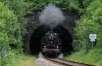 86 333 mit ihren Zug von Weizen nach Blumberg in Grimmelshofen 23.6.13