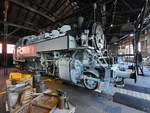 Die Dampflokomotive 86 083 präsentiert sich im Fotoanstrich. (Deutsches Dampflokomotiv-Museum Neuenmarkt-Wirsberg, Juni 2019) 