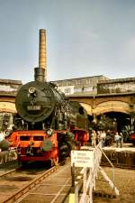 93 230 auf der Drehscheibe im Bw Dresden-Altstadt, 2004