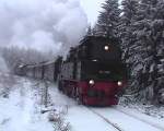 30.Dezember 2004: 94 1292 kurz vor Bahnhof Rennsteig