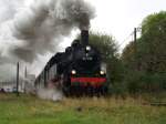 94 1538 beim Herbstfest der Rennsteigbahn am 3.10.2009 am Bahnhof Sttzerbach.