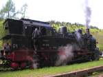 941292 mit einem Sonderzug am 05.05.2005 auf der Rennsteigbahn