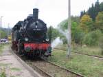 2005-10-03 - Bf Sttzerbach - Sonderfahrten der Rennsteigbahn mit 94 1538