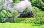 94 1292 hat soeben den  Knick  erreicht, die Stelle, an der die Steigung auf der Strecke Sttzerbach--Bf.