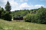 08.07.2017, 95 027, Rübelandbahn zwischen Hüttenrode und Rübeland