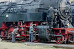 Den Sonneberger Eisenbahnfreunden war es gelungen, drei 95er im ehemaligen Lokbahnhof Sonneberg zu vereinen! Vom 23.