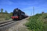 09.09.2023 - Sonderzug mit 95 027 von Blankenburg (Harz) nach Rübeland bei Hüttenrode