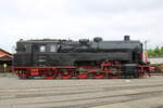 DR 95 0009-1 (90 80 0095 009-1 D-PRESS) am 04.05.2024 beim Frühlingsfest im Lokbahnhof Sonneberg (Thür).