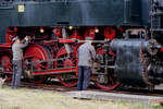 24.09.2016, Den Sonneberger Eisenbahnfreunden war es  gelungen drei  Bergköniginnen  im ehemaligen Lokbahnhof Sonneberg zu vereinen! 95 009, 95 016 und 95 027 waren vom 23.