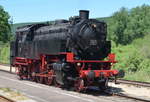 Sauschwänzlebahn Dampflok 262 BB. Hersteller Henschel & Sohn Kassel. Nr.: 25263 -1954- hier im Bahnhof Blumberg bei Rangierfahrt . Am 16.06.2017