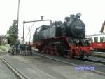 99 323 beim Wasser fassen am 28.Juni an dem Khlungsborner Wasserkran.