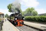 99 5901 am 11.06.10 im Bahnhof Wernigerode-Wetserntor.