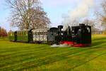 Feldbahnmuseum Frankfurt am Main Borsig Dn2t am 03.12.23 beim Nikolausfahrtag