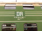 Ein Teil der Doppelstockeinheit DR 50 50 26-12 092-1 DBvq 583, am 02.06.2018 im Eisenbahnmuseum Weimar.