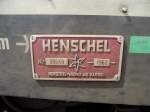 Henschel Fabrikschild von 211 200-1 am 11.05.13 in Darmstadt 
