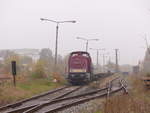 Rohde Bahnbau 202 720-9 (92 80 1201 001-5 D-ECMS) am 04.11.2018 beim pausieren in Erfurt Nord.