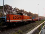 Locon 202 bei DB Autozug im Bahnhof von Berlin Wannsee am 05.11.2011