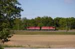 204 311-5 (202 311-7) & 204 347-9 (202 347-1) MTEG - Muldental Eisenbahnverkehrsgesellschaft mbH in Stendal und sie waren auf dem Weg nach Niedergörne gewesen, um dort einen leeren Hackschnitzelzug zu holen. 03.05.2014