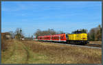 Selten im mitteldeutschen Raum sind die Züge der DB-Baureihe 440 anzutreffen.