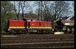 203204 im Bauzug Einsatz am 12.4.2003 in Köln West.