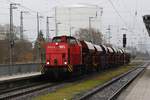 WFL 203 112 mit Güterzug durch Anklam am 10.03.2020.