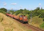 203 405-6 (SWT - Stahlwerk Thüringen GmbH, Unterwellenborn) zu sehen am 31.07.21 in Oberwellenborn.