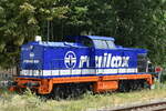 Raildox GmbH & Co. KG, Erfurt hat ihre  203 116-9  [NVR-Nummer: 92 80 1203 116-9 D-RDX] am 10.07.23 am Bahnhof Dessau Hbf. abgestellt.