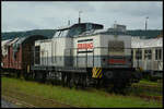 STRABAG 92 80 1203 012-0 D-BRS am 04.08.2024 im DGEG-Museum in Würzburg-Zell.