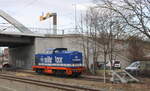 Raildox 203 116-9 am 16.02.2024 in Dessau Hbf.