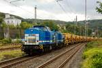 V100-SP-007 (203 409-8) Spitzke in Wuppertal Steinbeck, Oktober 2023.