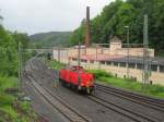 203 115-1 von EBM Cargo durchfhrt am 31. Mai 2013 solo Kronach.