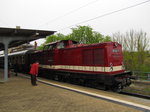 LEG 202 327-3 mit dem DPE 62151 aus Leipzig Hbf, am 16.04.2016 in Weißenfels. Gefeiert wurde an dem Tag der 160. Geburtstag der Eisenbahnstrecke von Leipzig nach Großkorbetha.