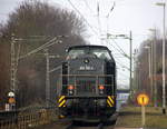Ein Nachschuss von der 203 152-4  Felix  kamm als Lokzug aus Aachen-West nach Duisburg und fuhr durch Kohlscheid in Richtung Herzogenrath.