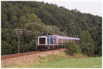 211279 hat hier gerade Seckach verlassen und ist am 10.8.1989 um 18.28 Uhr mit ihrem N 7636 auf der Madonnenbahn auf dem Weg nach Miltenberg.