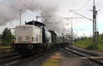 212 249  Clärchen  von Lokomotion am Zugschluss eines Sonderzuges gezogen von 01 150 beim Verlassen von Crailsheim am 23.05.2013.