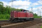 Lokportrait von 212 052-5 der EfW. (Gremberg, 18.05.2009).