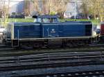 Auf Grund des Einsatzes bei einer Gleisbaumanahme konnte 212 329-7 am 01.04.2011 im Bahnhof von Konstanz fotografiert werden.