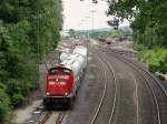 212 034 und 212 310 stehen am 05.06.14 in Marktredwitz beim Tanken.