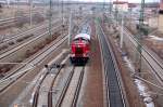 213 334 der Rennsteigbahn durchfhrt am 20.01.09 Bitterfeld in Richtung Leipzig/Halle. 