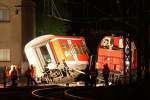 In der Nacht vom 15.10.13 auf den 16.10.13 kollidierte 143 241 mit ihrer S6 nach Köln-Nippes im Bahnhof Essen-Werden mit Locon 262 005(214 005) und einem Bauwagen.