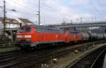 215 004 + 215 077  Ulm Hbf  12.04.01