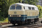 215 082-9  Aggerbahn  in Düsseldorf Rath, am 21.07.2016.